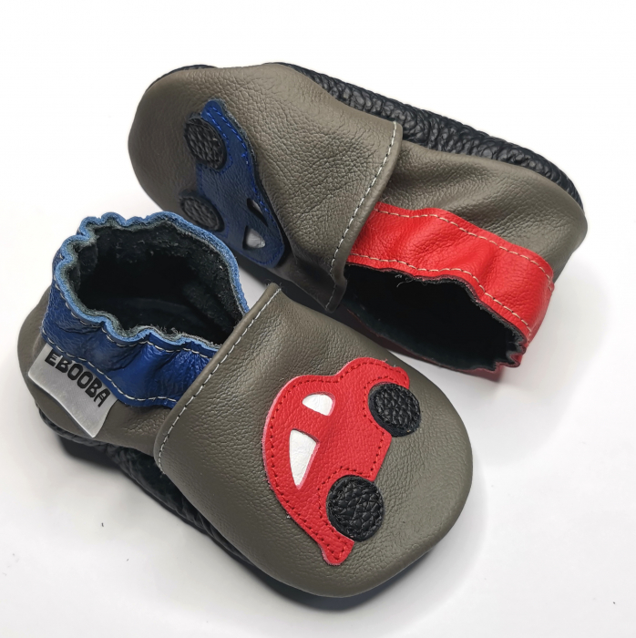 Botosei din piele naturala, cu Model MASINUTE. [4]