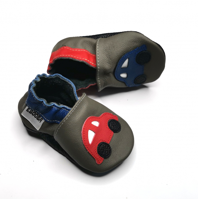 Botosei din piele naturala, cu Model MASINUTE. [3]