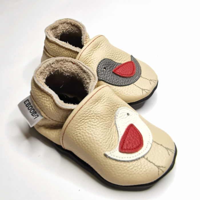 Botosei din piele naturala, cu Model PASARE. [8]