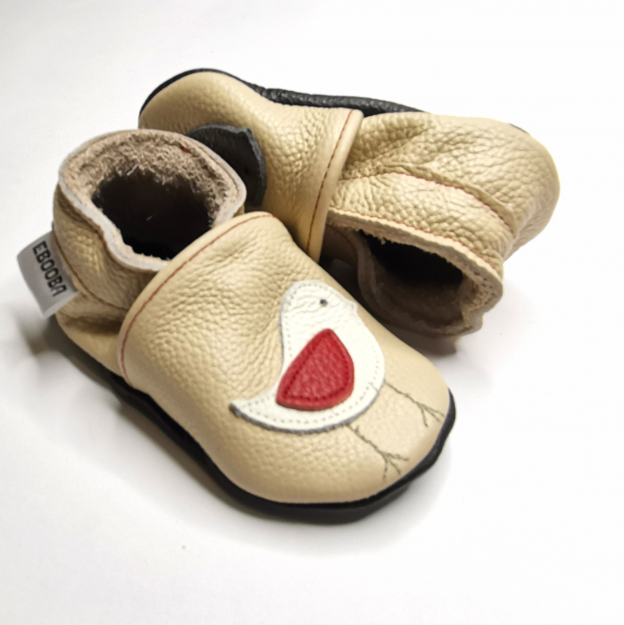 Botosei din piele naturala, cu Model PASARE. [12]