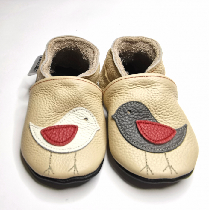 Botosei din piele naturala, cu Model PASARE. [7]