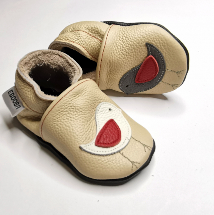 Botosei din piele naturala, cu Model PASARE. [10]