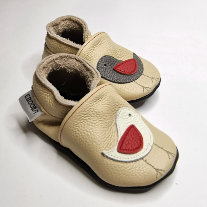 Botosei din piele naturala, cu Model PASARE. [11]