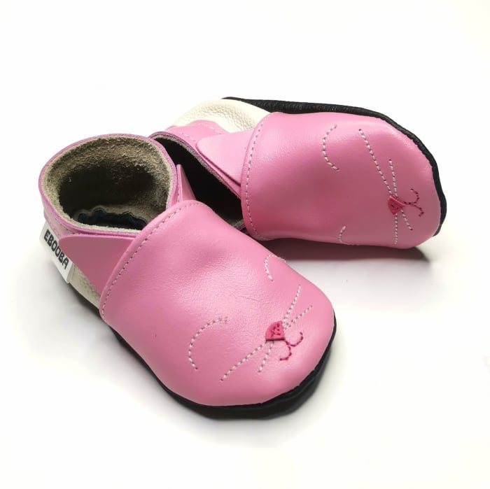 Botosei din piele naturala, cu Model PISICA ROZ [2]