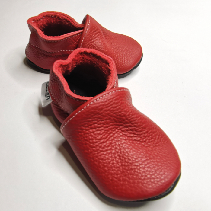 Botosei din piele naturala, cu model RED [6]