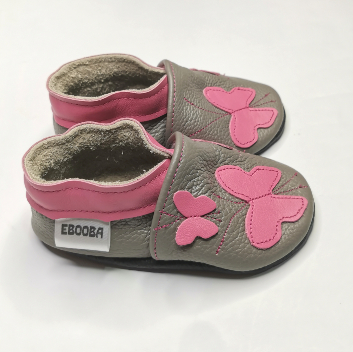 Botosei din piele naturala, cu Model Fluture. [6]