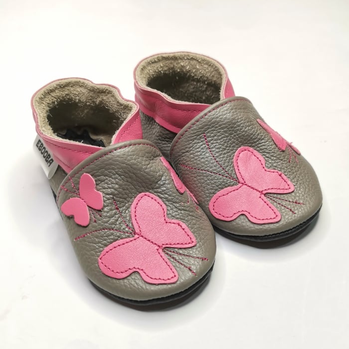 Botosei din piele naturala, cu Model Fluture. [1]