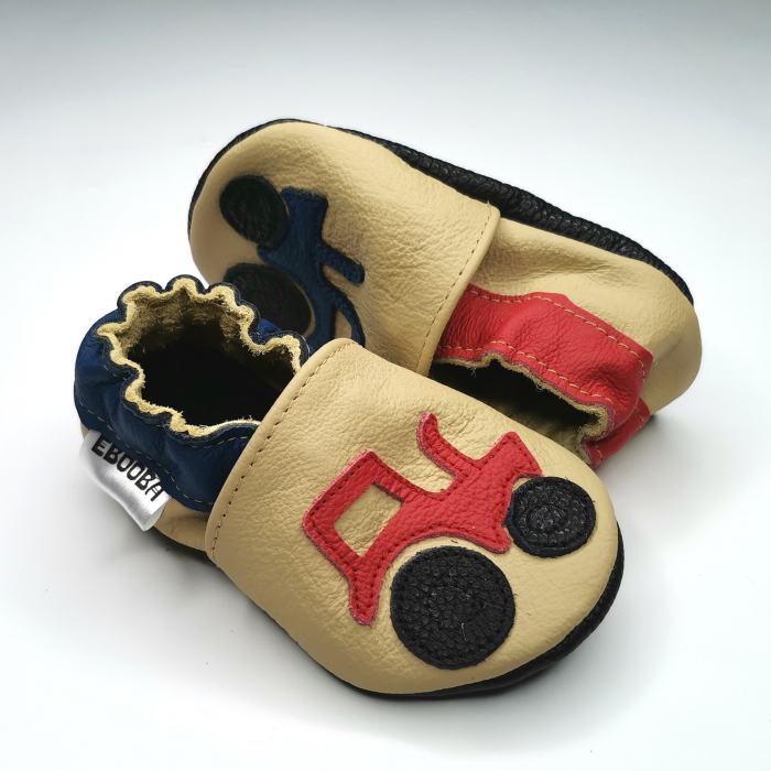 Botosei din piele naturala, cu Model TRACTOR. [7]