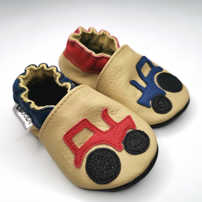 Botosei din piele naturala, cu Model TRACTOR. [3]