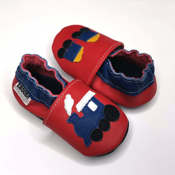 Botosei din piele naturala, cu Model TREN. [9]