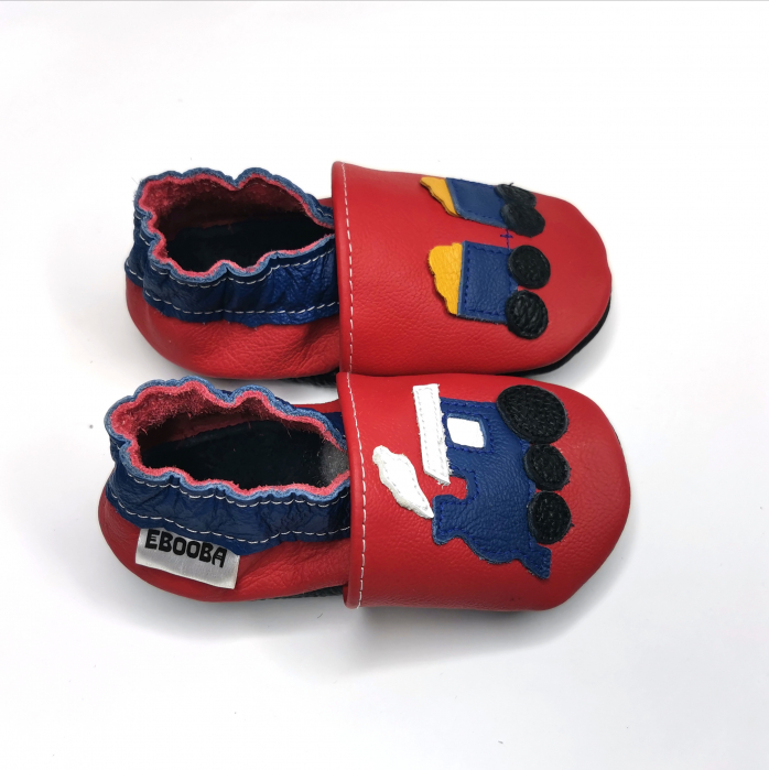 Botosei din piele naturala, cu Model TREN. [3]