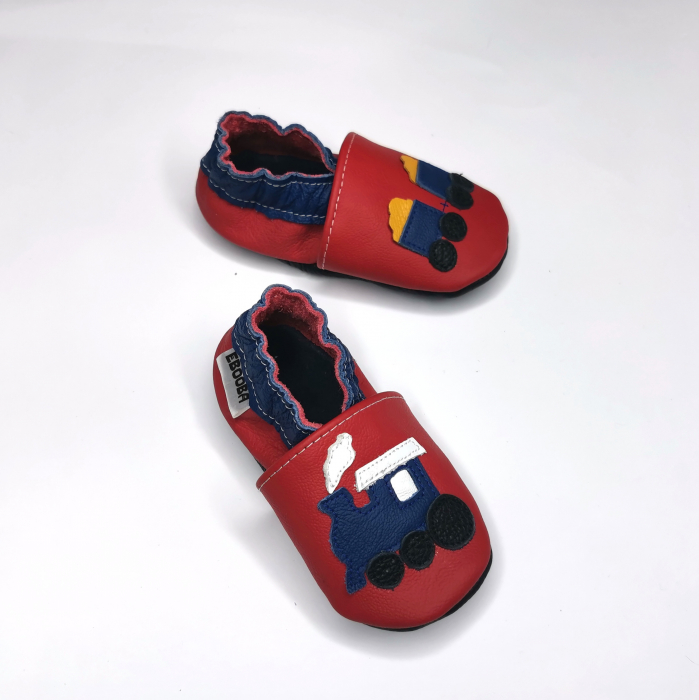 Botosei din piele naturala, cu Model TREN. [7]