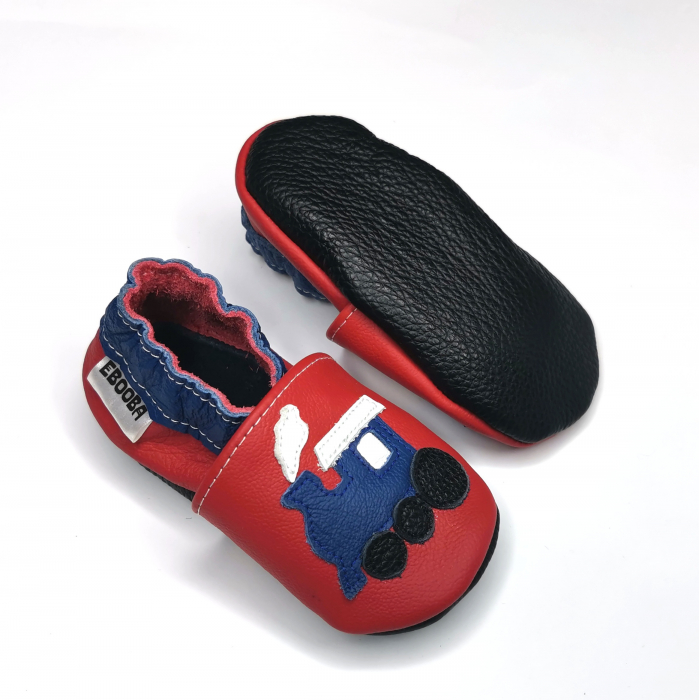 Botosei din piele naturala, cu Model TREN. [4]