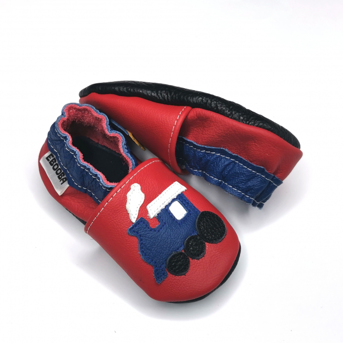 Botosei din piele naturala, cu Model TREN. [5]