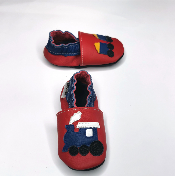 Botosei din piele naturala, cu Model TREN. [10]