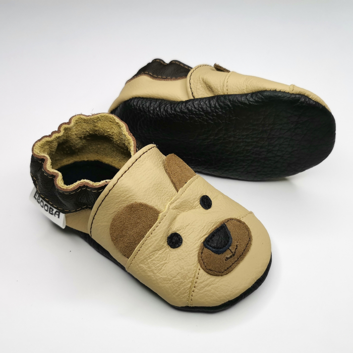 Botosei din piele naturala, cu Model URS BEJ. [3]