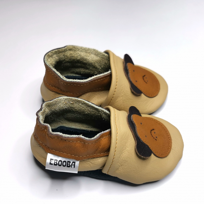 Botosei din piele naturala, cu Model MAIMUTA. [6]