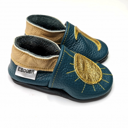 Botosei din piele naturala, cu Model SOARE-LUNA [1]