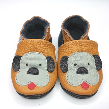 Botosei Fetite - Botosei din piele naturala, cu Model CATEI.