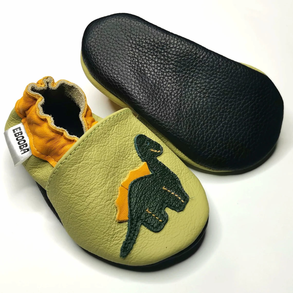 Botosei din piele naturala, cu Model DINOZAUR. [2]