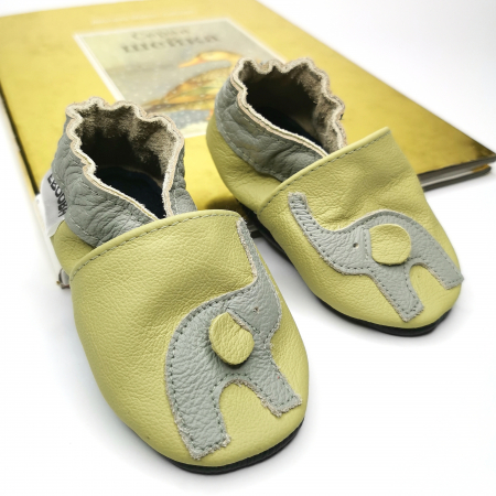 Botosei din piele naturala, cu Model ELEFANT. [7]