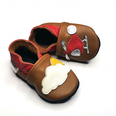 Botosei din piele naturala, cu Model ELICOPTER. [1]