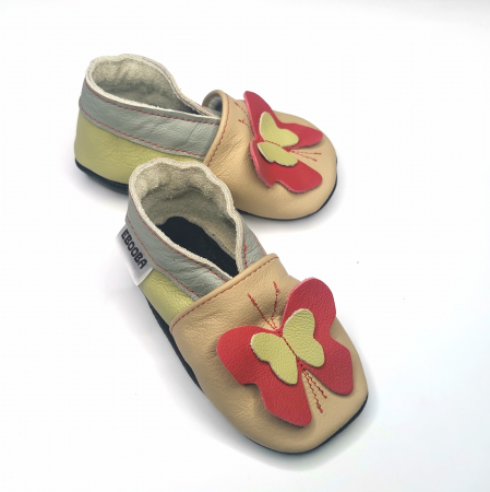 Botosei din piele naturala, cu Model FLUTURE 3D. [9]