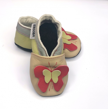 Botosei din piele naturala, cu Model FLUTURE 3D. [8]