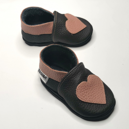 Botosei din piele naturala, cu Model INIMA. [5]