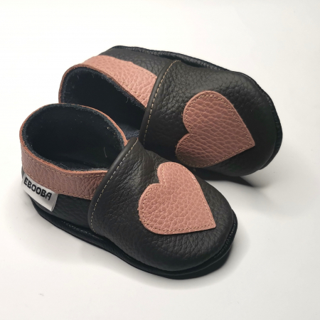 Botosei din piele naturala, cu Model INIMA. [1]