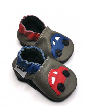 Botosei din piele naturala, cu Model MASINUTE. [4]