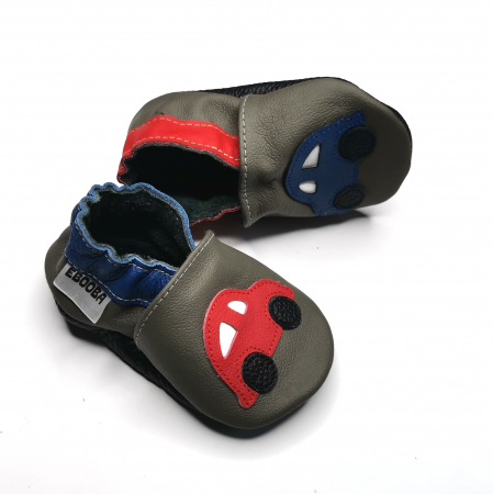 Botosei din piele naturala, cu Model MASINUTE. [2]