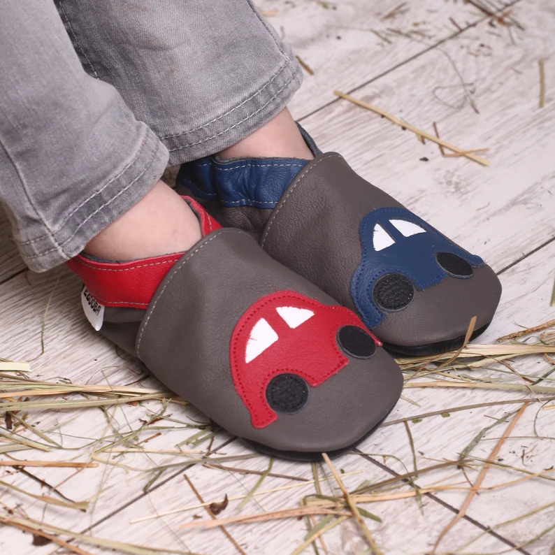 Botosei din piele naturala, cu Model MASINUTE. [9]