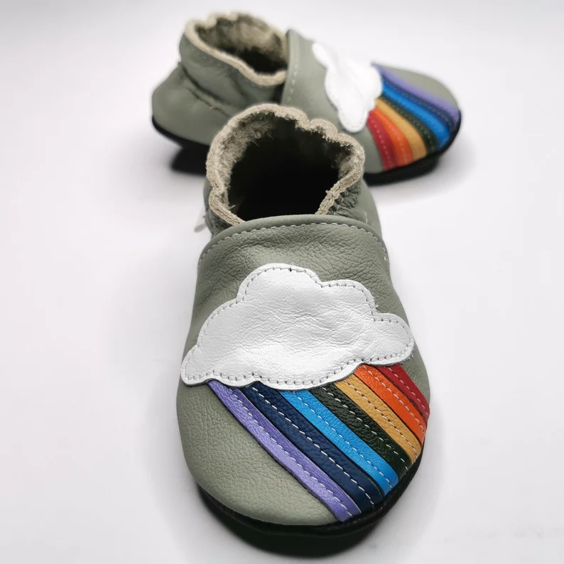 Botosei Fetite - Botosei din piele naturala, cu Model NOR CURCUBEU.