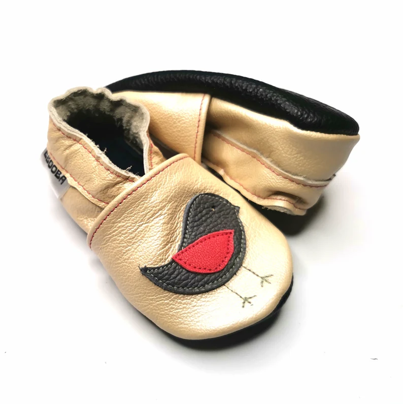 Botosei din piele naturala, cu Model PASARE. [1]