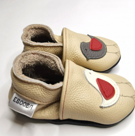 Botosei din piele naturala, cu Model PASARE. [8]