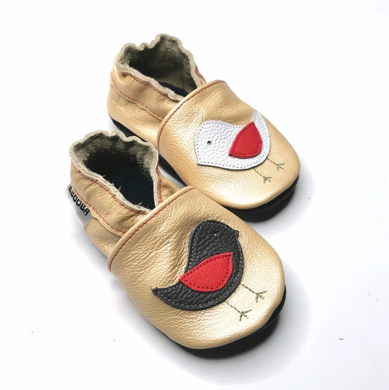 Botosei din piele naturala, cu Model PASARE. [2]