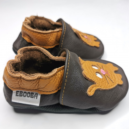 Botosei din piele naturala, cu Model PISICA. [1]