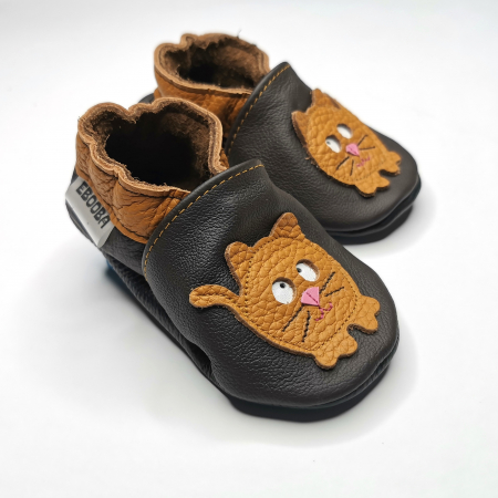 Botosei din piele naturala, cu Model PISICA. [5]