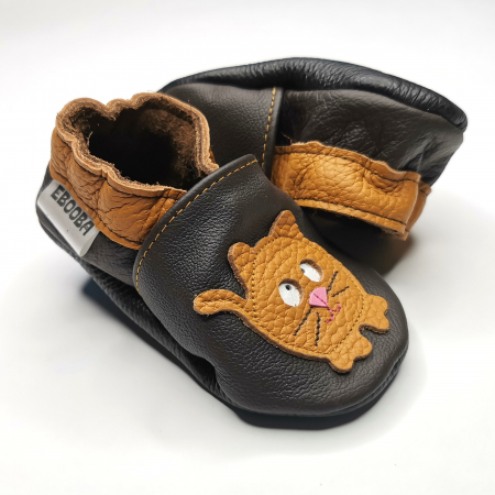 Botosei din piele naturala, cu Model PISICA. [7]