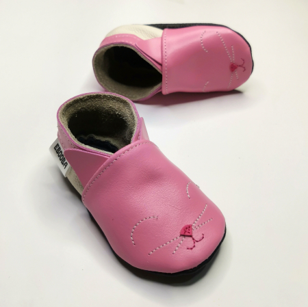 Botosei din piele naturala, cu Model PISICA ROZ [3]