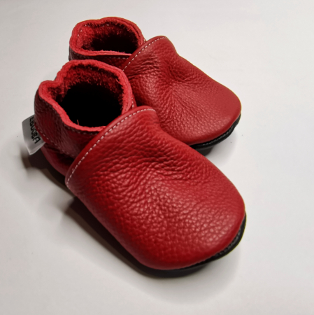 Botosei din piele naturala, cu model RED [3]