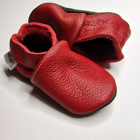 Botosei din piele naturala, cu model RED [6]