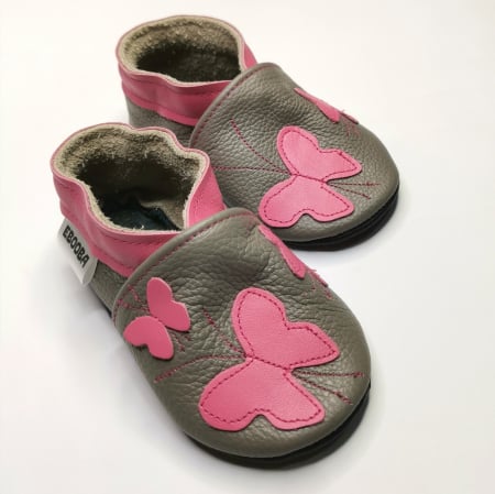 Botosei din piele naturala, cu Model Fluture. [2]