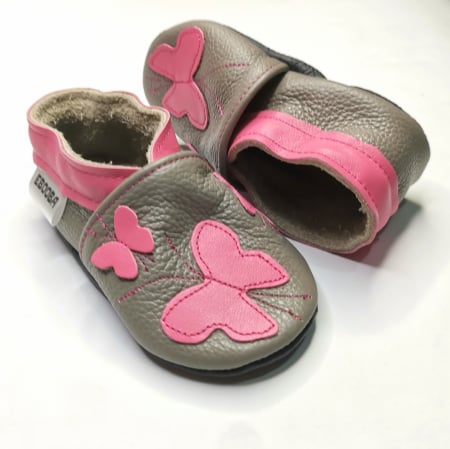 Botosei din piele naturala, cu Model Fluture. [3]