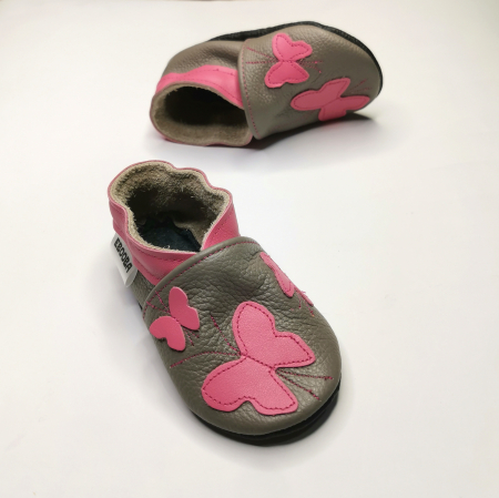 Botosei din piele naturala, cu Model Fluture. [8]