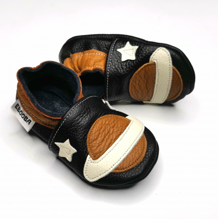 Botosei Baieti - Botosei din piele naturala, cu Model SATURN.