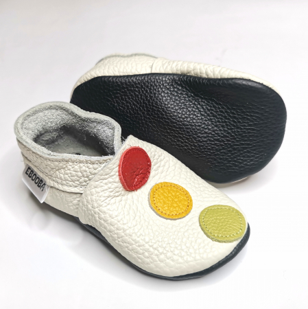 Botosei din piele naturala, cu Model SEMAFOR MASINA. [3]