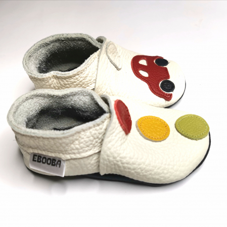 Botosei din piele naturala, cu Model SEMAFOR MASINA. [4]