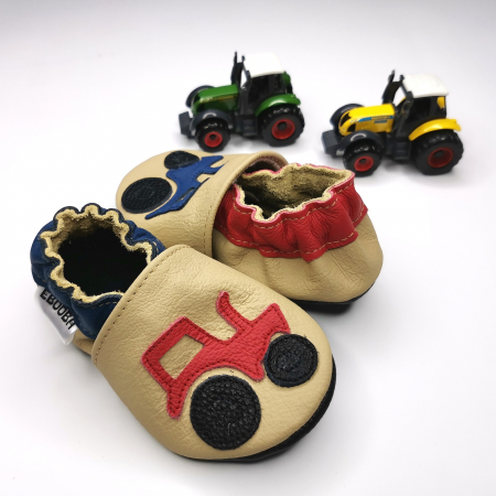 Botosei din piele naturala, cu Model TRACTOR. [8]